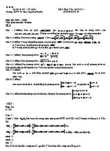 Đề kiểm tra học kì I môn Toán Lớp 10 - Năm học 2007-2008 - Trường THPT Tư Thục Nguyễn Khuyến (Có đáp án)